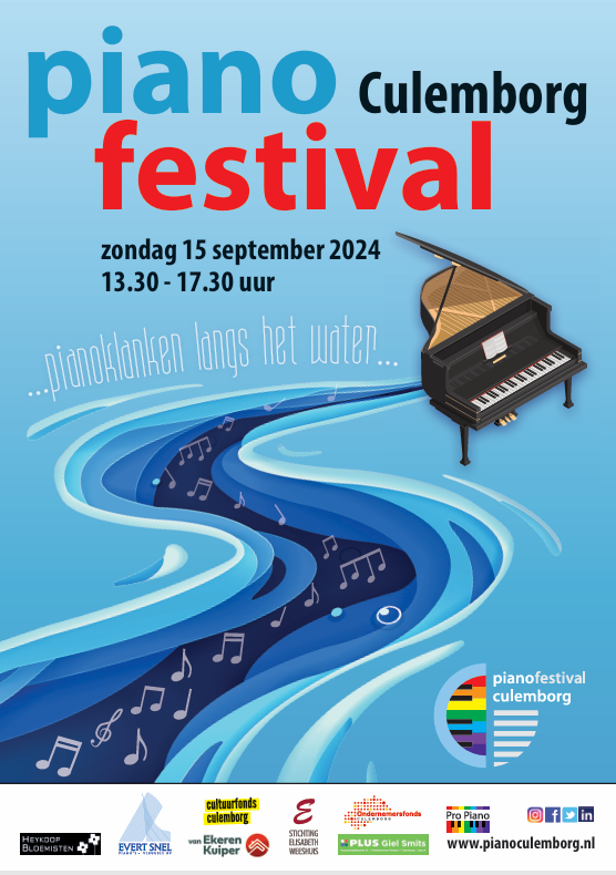 Poster Piano Festival Culemborg 2024
